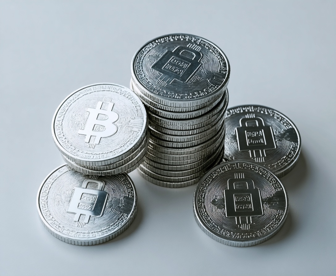 Official silver compliance medals representing ISO and SOC2 standards